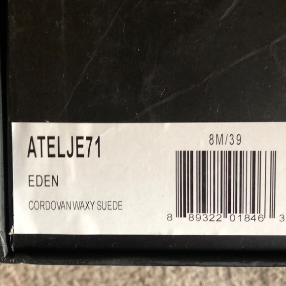 Atelje 71 eden mid top waxy suede platform sneaker - Picture 8 of 8